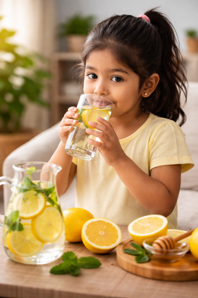 ಮಕ್ಕಳಿಗೆ ನಿಂಬೆ ನೀರು